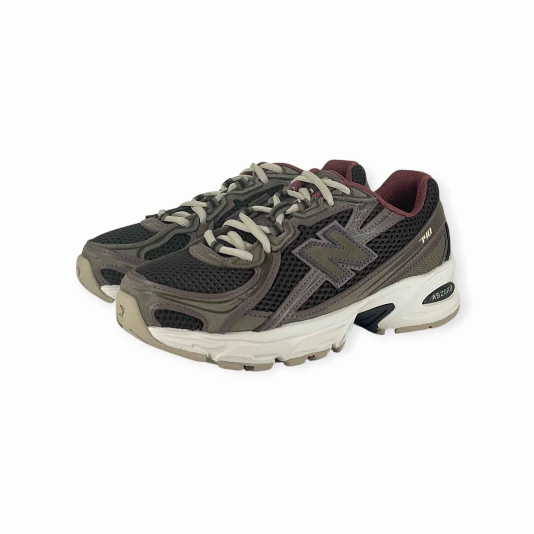 Lacet New Balance 740 New Balance 740 Bungee Lace Brown Beige GS Senikersku